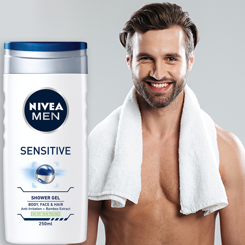 شامپو سر و بدن پوست حساس آقایان نیوا NIVEA