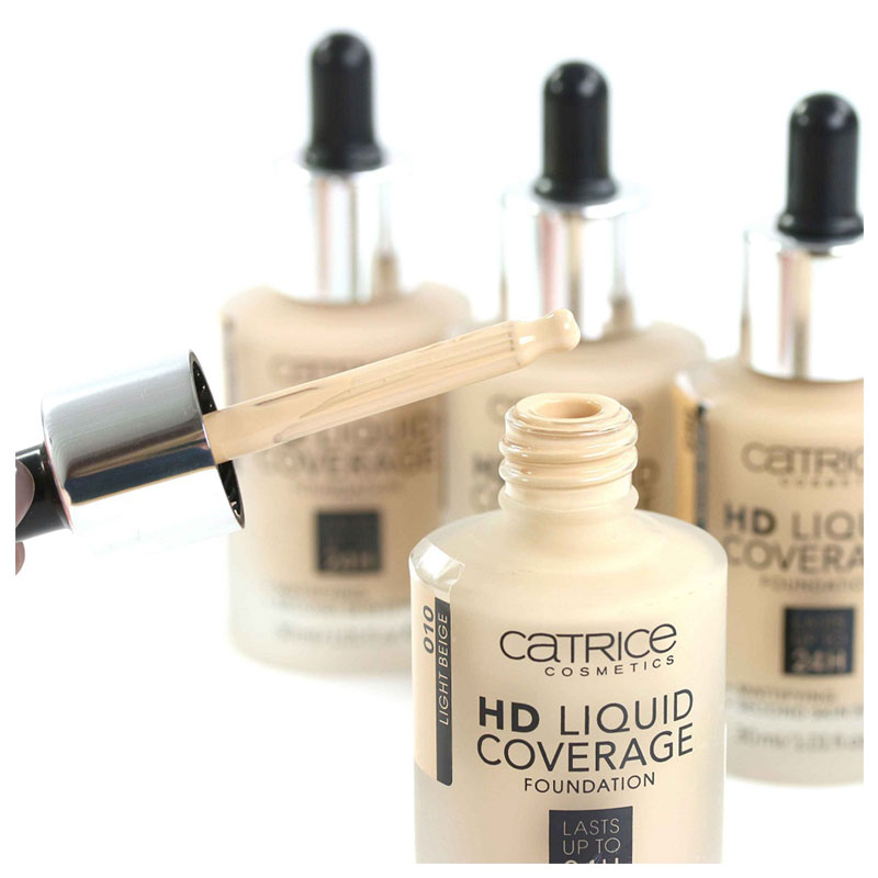 کرم پودر کاتریس سری HD مدل Liquid Coverage