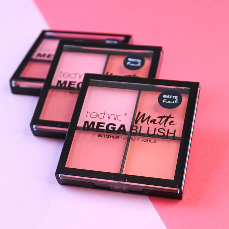 پالت رژگونه مات 4 عددی تکنیک مدل MEGA BLUSH 