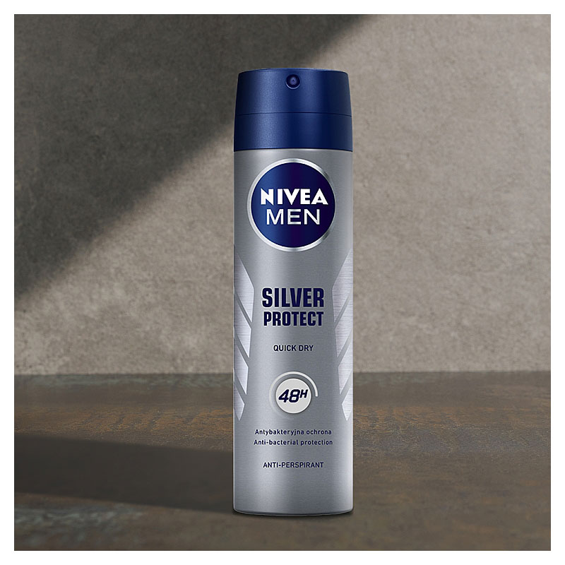 اسپری ضدتعریق مردانه 48 ساعته نیوا مدل SILVER PROTECT