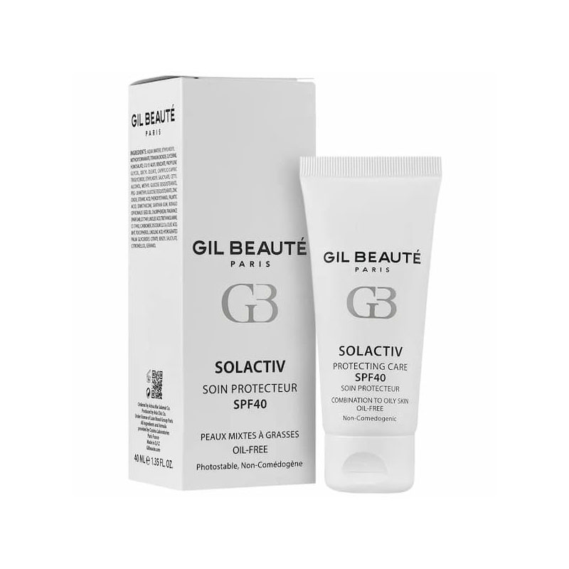 ضدآفتاب SPF40 ژیل بوته مدل Solactive مناسب پوست چرب