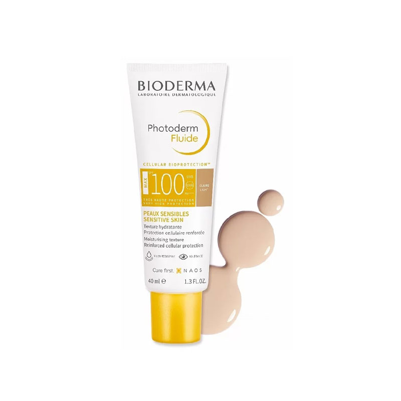 کرم ضدآفتاب SPF100 رنگی فتودرم فلوئید مکس بایودرم