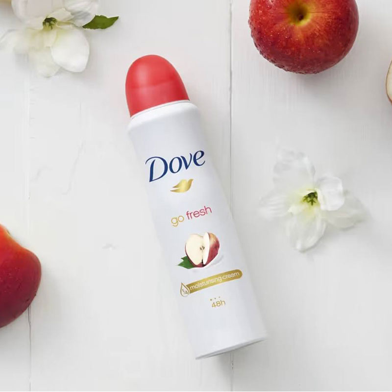 اسپری بدن زنانه go fresh داو
