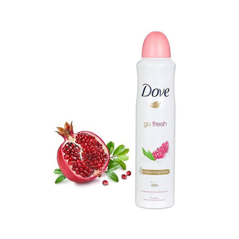 اسپری بدن زنانه go fresh انار داو
