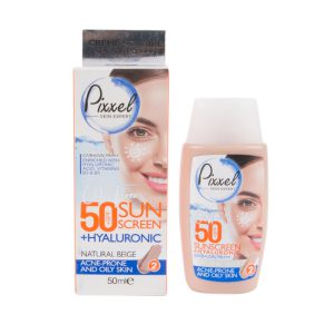 کرم ضد آفتاب رنگی SPF50 پوست خشک و حساس پیکسل