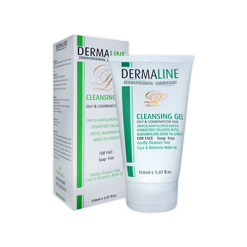 ژل شستشوی پوست چرب DERMALINE 