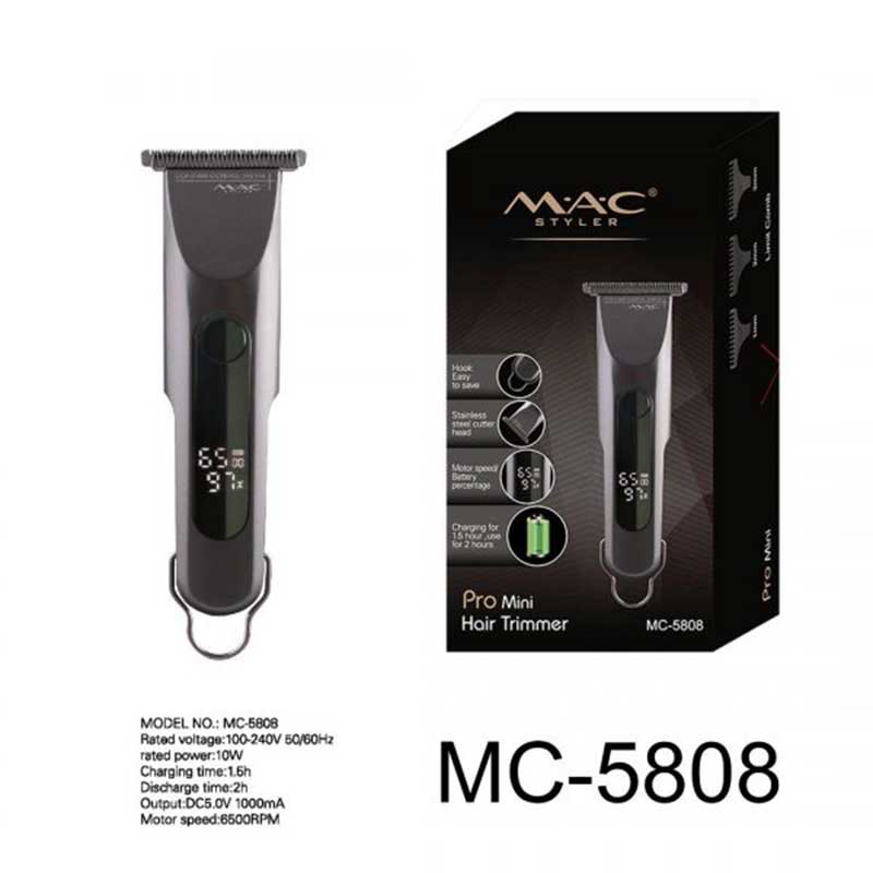 ماشین اصلاح خط زن موی سر و صورت مک استایلر مدل MC-5808