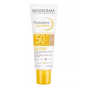 کرم ضد آفتاب بیودرما رنگی لایت مدل PHOTODERM AQUAFLUIDE SPF 50