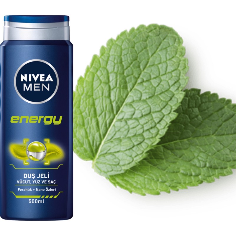 شامپو سر و بدن آقایان نیوا NIVEA مدل ENERGY