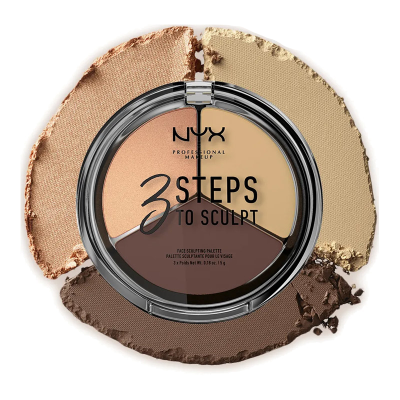 پالت کانتور نیکس مدل 3Steps Palette To Sculpt